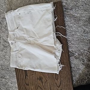 Old Navy,size 8,and white shorts.